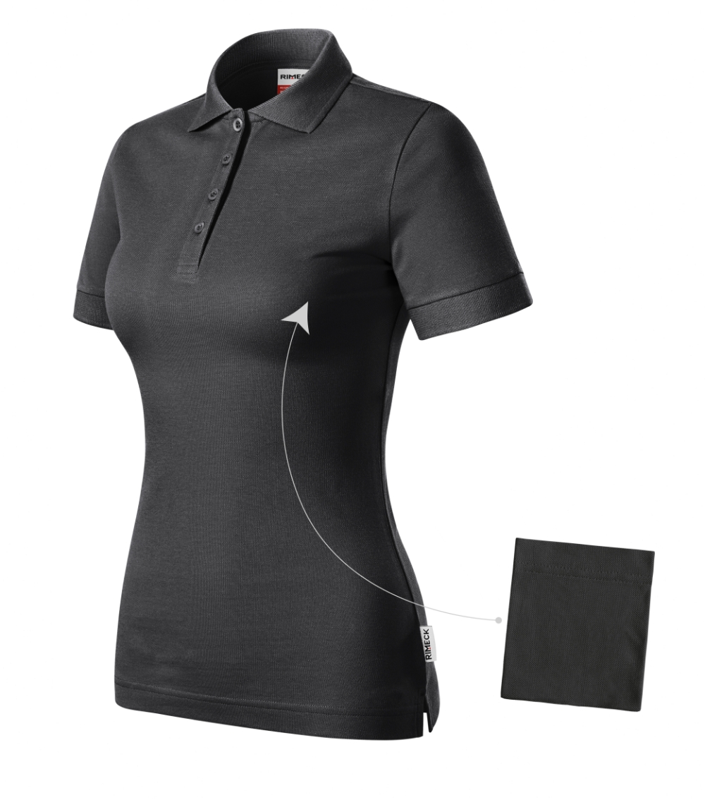 Koszulka polo damska Resist Heavy Polo P050710F ebony gray