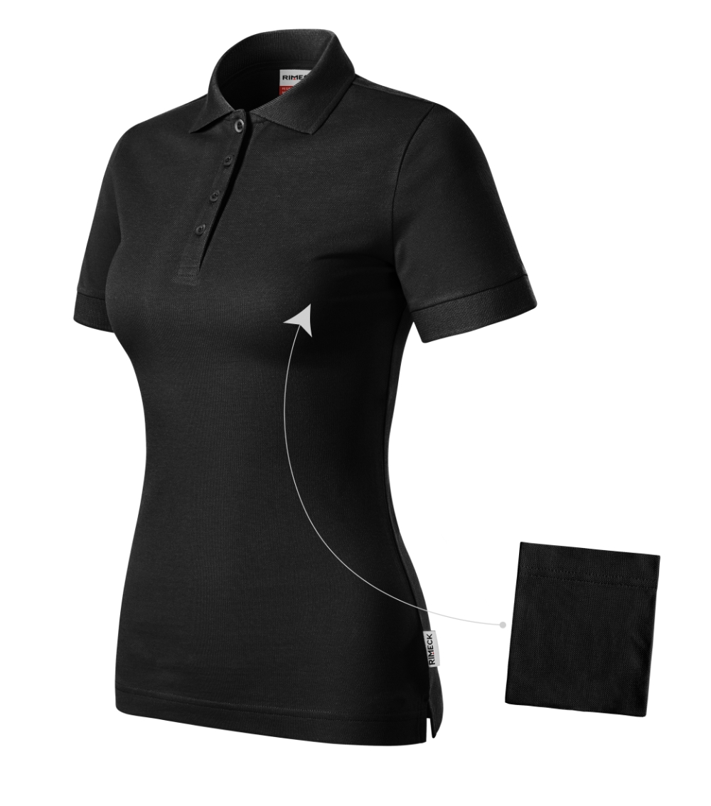 Koszulka polo damska Resist Heavy Polo P050710F czarny