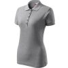 Koszulka polo damska Reserve P020447F ciemnoszary melanż
