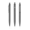 Aluminiowy długopis z recyklingu z kolorowym akcentem / Alur P092519P czarny