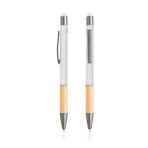 Aluminiowy długopis z recyklingu z funkcją touch / Retouch P092524P PM-IP131553-W