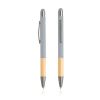 Aluminiowy długopis z recyklingu z funkcją touch / Retouch P092524P light grey