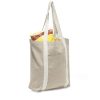 Torba z recyklingowej bawełny 300g z zewnętrzną kieszenią / DAILYBAG P093115P 3 Torba z recyklingowej bawełny 300g z zewnętrzną kieszenią / DAILYBAG P093115P