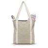 Torba z recyklingowej bawełny 300g z zewnętrzną kieszenią / DAILYBAG P093115P 4 Torba z recyklingowej bawełny 300g z zewnętrzną kieszenią / DAILYBAG P093115P