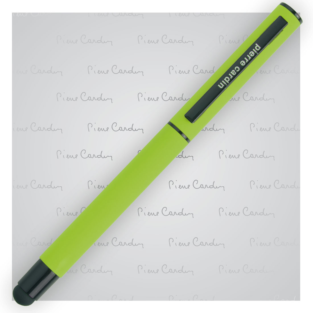 Pióro kulkowe touch pen, soft touch CELEBRATION Pierre Cardin P091218P jasnozielony