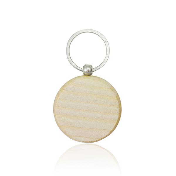 Brelok drewniany, okrągły / Kris P090836P PM-IP14081638