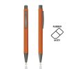 Długopis metalowy aluminiowy soft touch / Rupen P090563P pomarańczowy