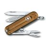 Scyzoryk Classic SD transparentny Victorinox P088416G brązowy