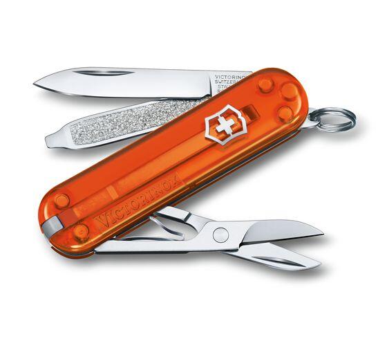 Scyzoryk Classic SD transparentny Victorinox P089216G pomarańczowy