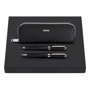 Zestaw upominkowy Hugo Boss etui piśmiennicze, pióro wieczne i długopis HLU417A + HSS4612A + HSS4614A P093369P PM-HPBPU461A