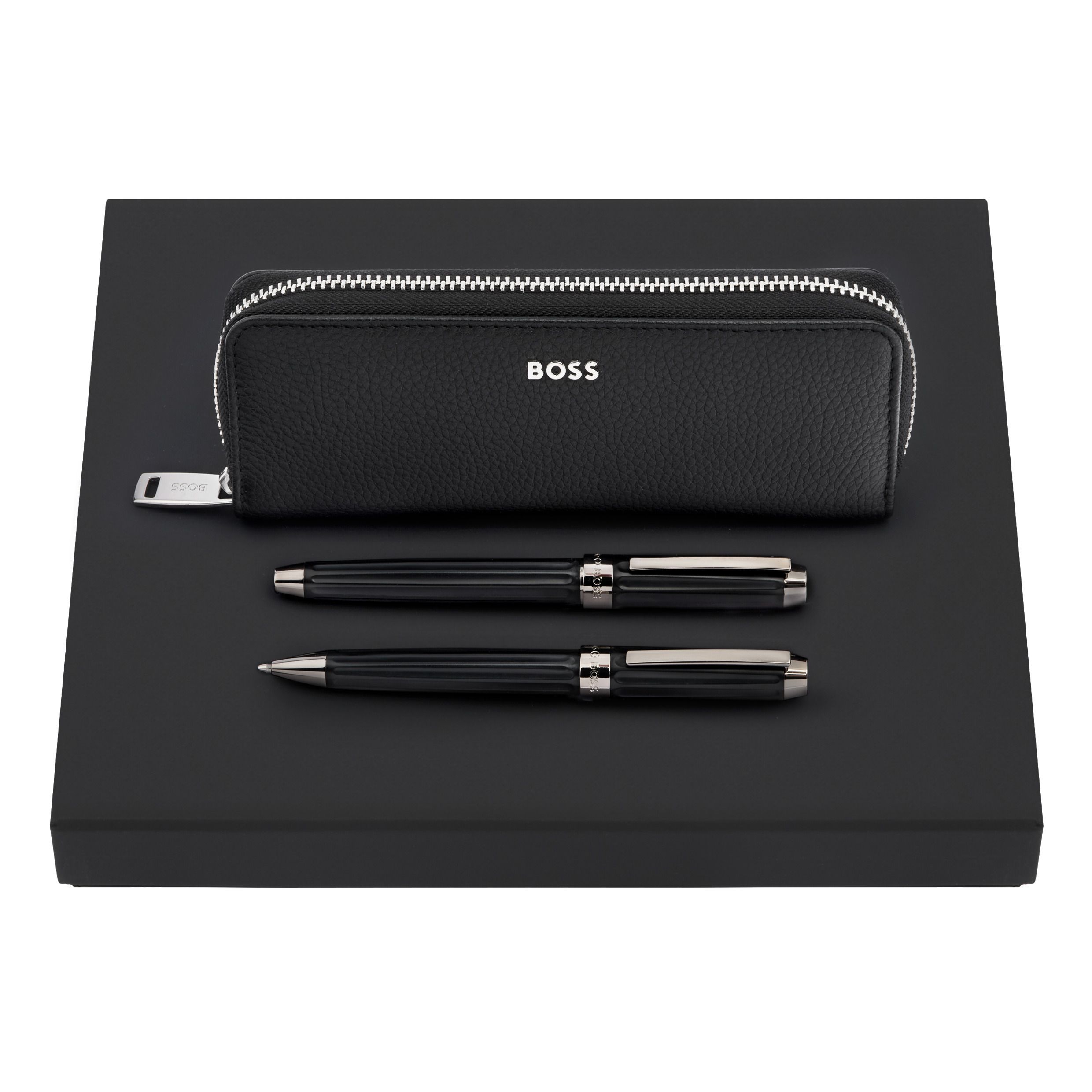 Zestaw upominkowy Hugo Boss etui piśmiennicze, pióro wieczne i długopis HLU417A + HSS4612A + HSS4614A P093369P PM-HPBPU461A