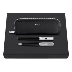 Zestaw upominkowy Hugo Boss etui piśmiennicze, pióro wieczne i długopis HLU417A + HSV4722C + HSV4724C P093370P PM-HPBPU472C