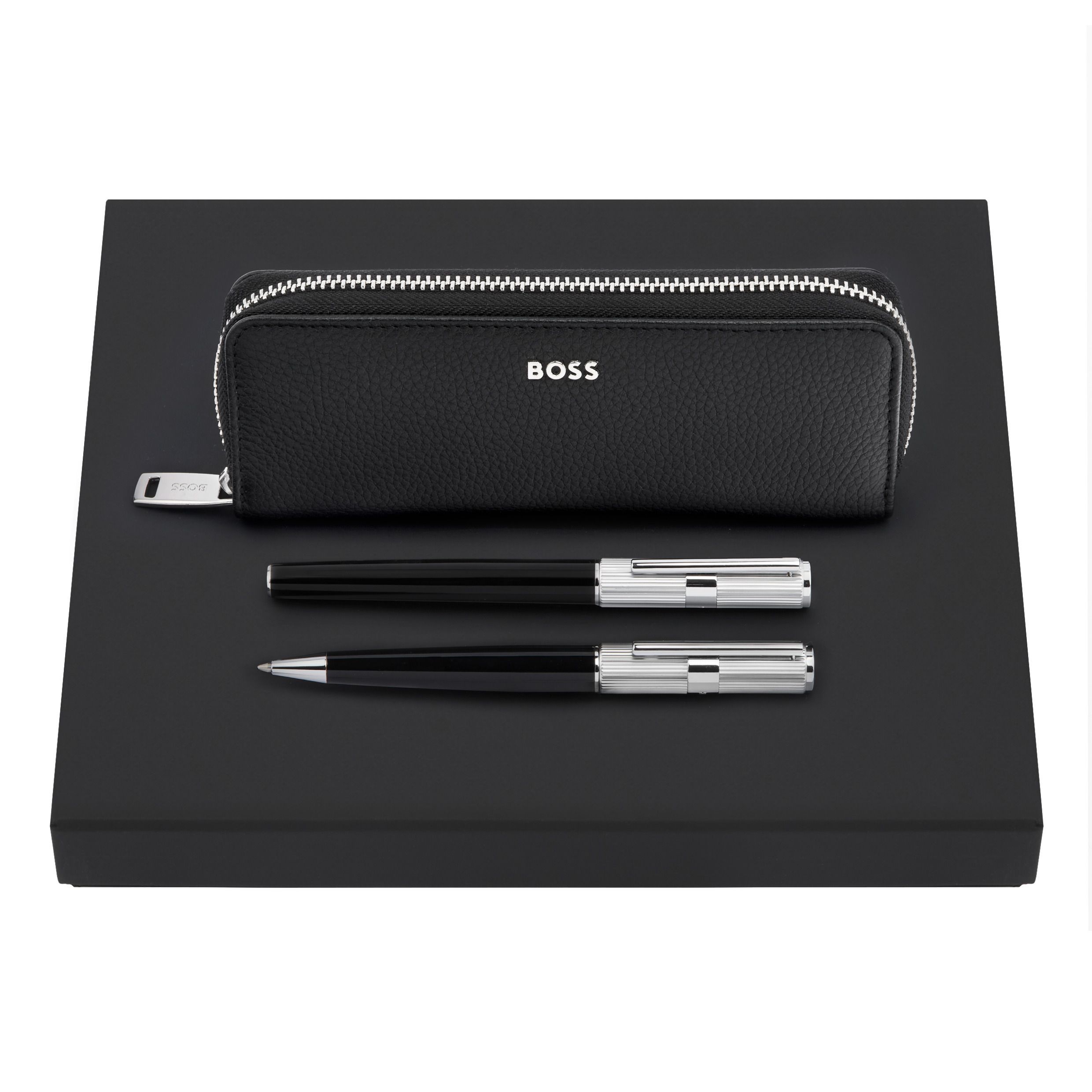 Zestaw upominkowy Hugo Boss etui piśmiennicze, pióro wieczne i długopis HLU417A + HSV4722C + HSV4724C P093370P PM-HPBPU472C