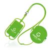 Smycz z etui na karty / Lancy P090740P jasnozielony