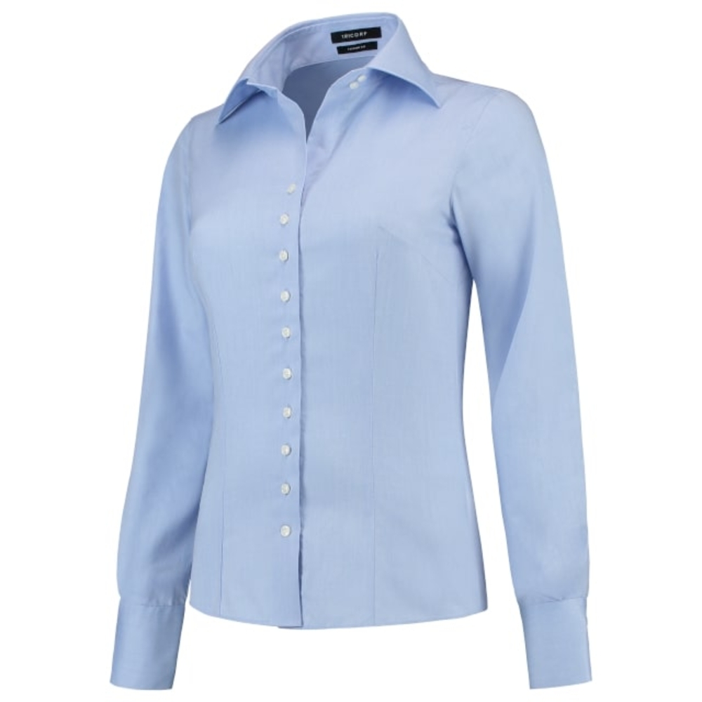 Koszula damska Fitted Blouse P040010F blue