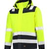 Kurtka robocze unisex Midi Parka High Vis Bicolor P031557F fluorescencyjny żółty