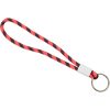 Regulowany brelok z terylenowym sznurkiem / Marlyne P089933P fluorescent pink
