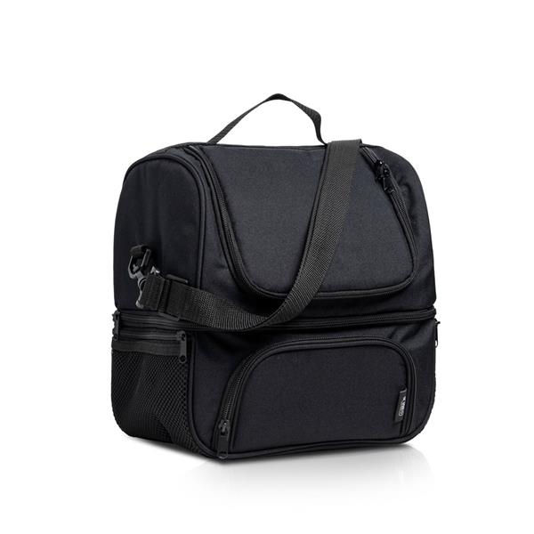 Torba termiczna Rpet z dwiema przegródkami / Ecolunch P091121P 3 Torba termiczna Rpet z dwiema przegródkami / Ecolunch P091121P