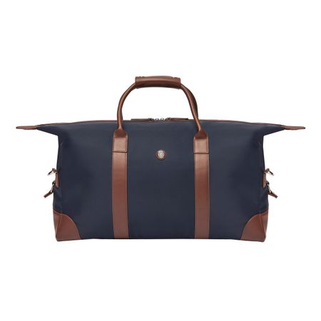Torba podróżna Button Navy & Brown P092917P