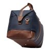 Torba podróżna Button Navy & Brown P092917P