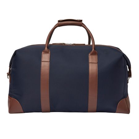 Torba podróżna Button Navy & Brown P092917P