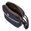 Torba reporterska Button Navy & Brown P092926P