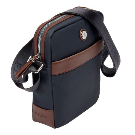 Torba reporterska Button Navy & Brown P092926P