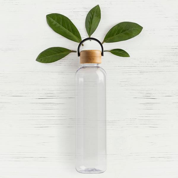 Butelka tritanowa z bambusowym korkiem - 1L / BTBOTTLE P093126P