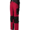 Spodnie robocze męskie Vertex P044342F marlboro czerwony