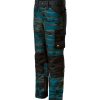 Spodnie robocze męskie Vertex Camo P044419F camouflage petrol