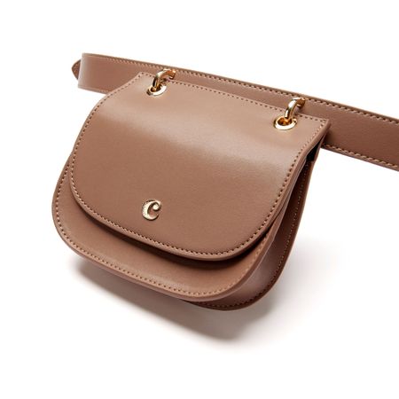 Torebka na pas Andrea Light Brown P092852P