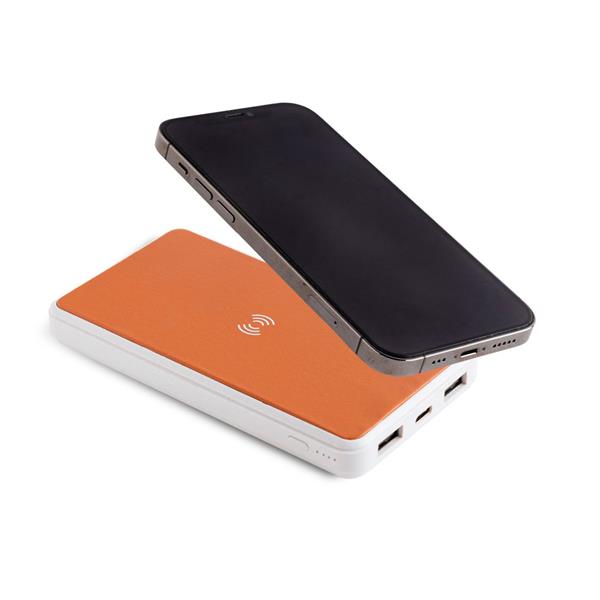 Bezprzewodowy power bank 8 000 mAh z recyklingu / Recybank P090274P