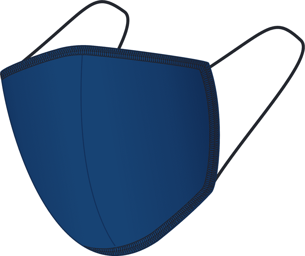 Maseczka bawełniana BLACK-BLACK P054591J JA-J140123004