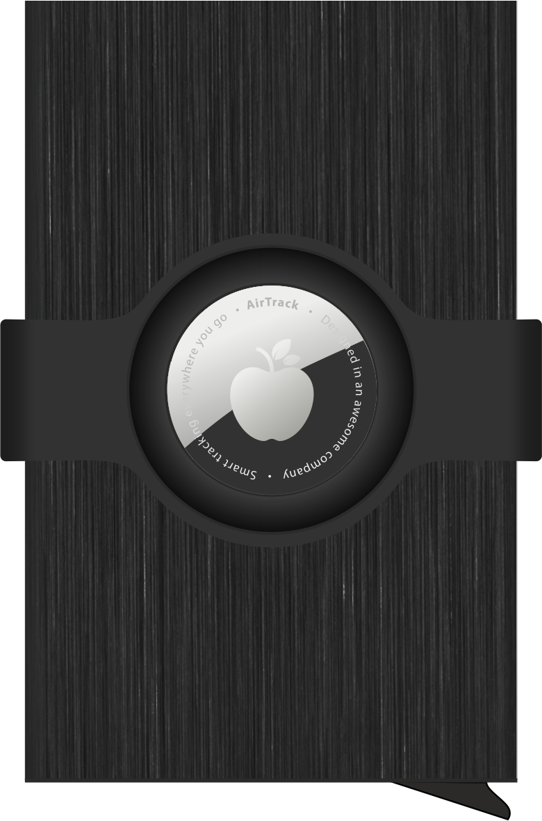 Etui na karty kredytowe RFID z uchwytem na Airtag P084663J czarny