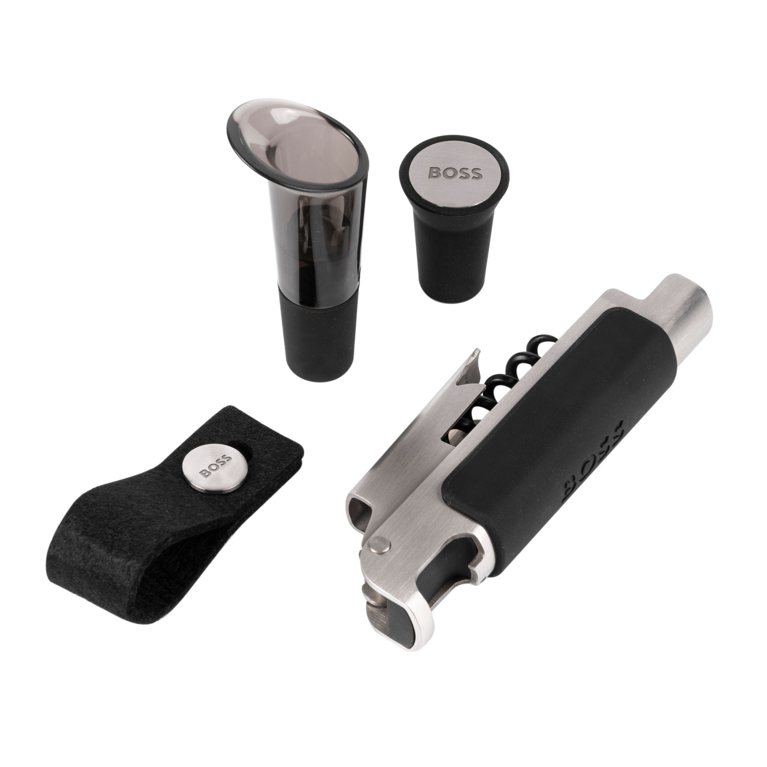 Zestaw do wina Iconic Black P091726P