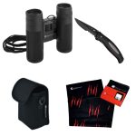 Zestaw lornetka, bandana, nóż CROSSET Schwarzwolf P088857G