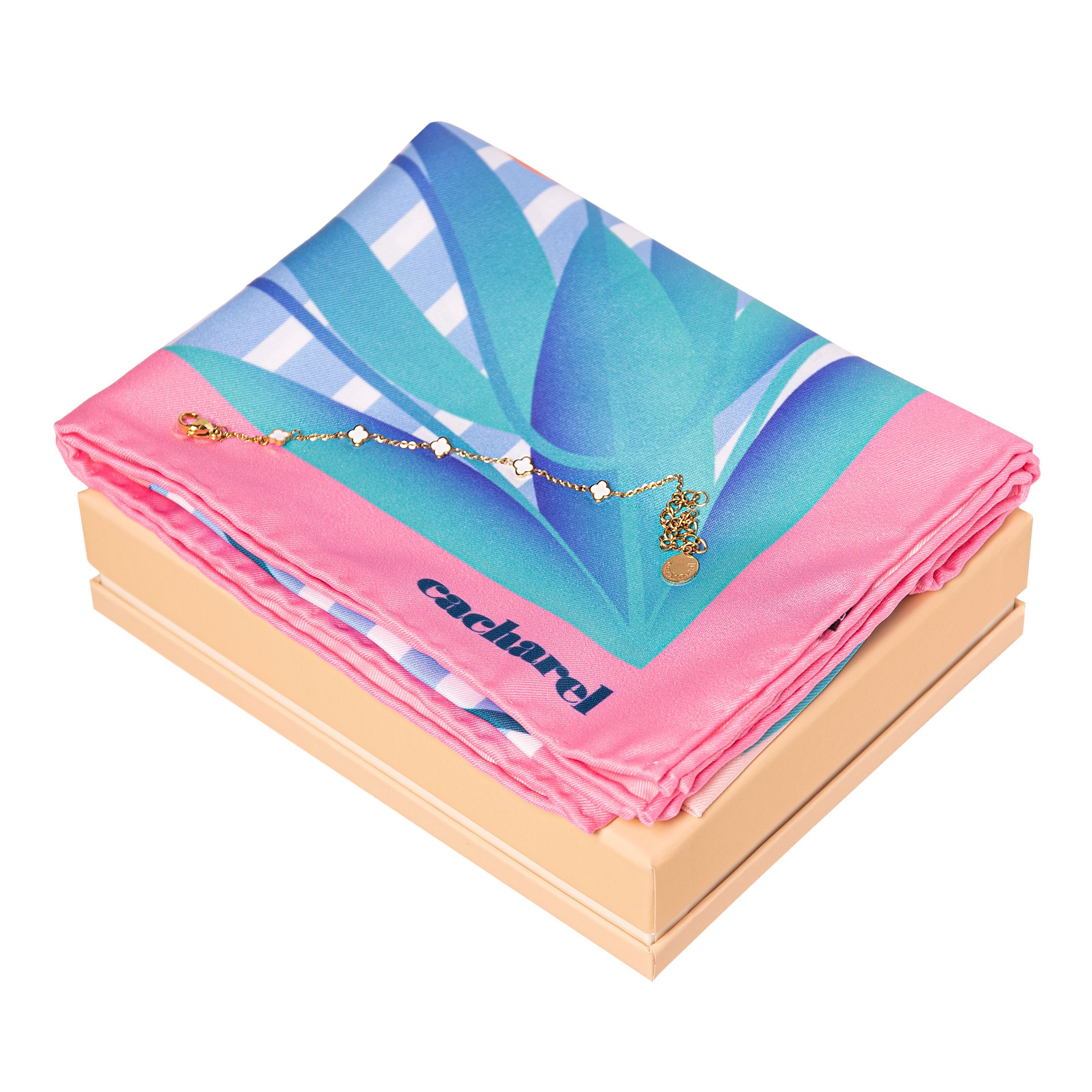 Zestaw upominkowy Cacharel bransoletka i apaszka - CFM334M + CJB365E P091393P PM-CPBM334M