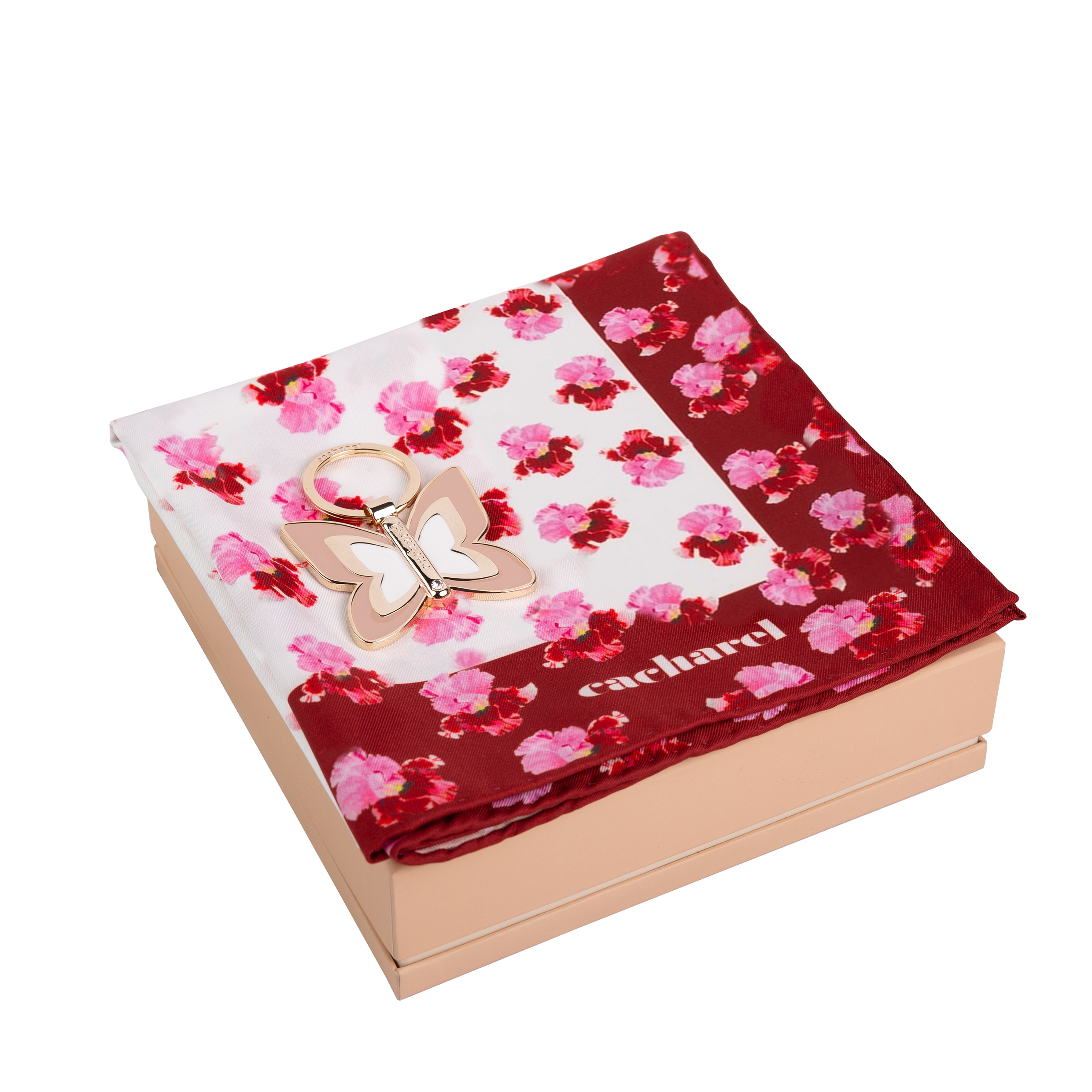Zestaw upominkowy Cacharel brelok i apaszka - CAK037Q + CFM034P P091362P PM-CPKM034P