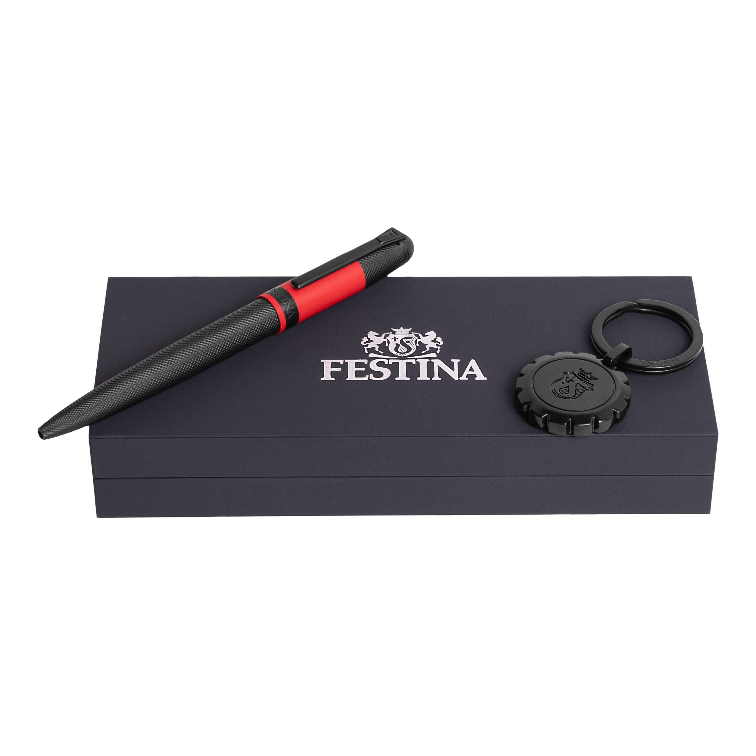 Zestaw upominkowy Festina długopis i brelok - FAK198A + FSW3984P P091400P PM-FPBK398P