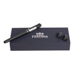 Zestaw upominkowy Festina spinki do mankietów i pióro wieczne - FJM221A + FSW3982C P091834P