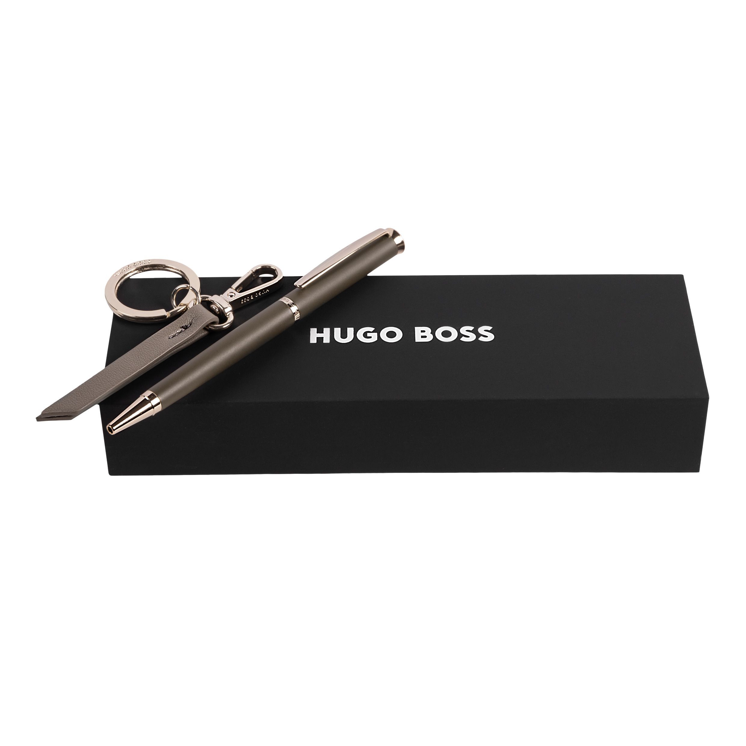 Zestaw upominkowy HUGO BOSS długopis i brelok - HAK311H + HSC3114H P092090P PM-HPBK311H