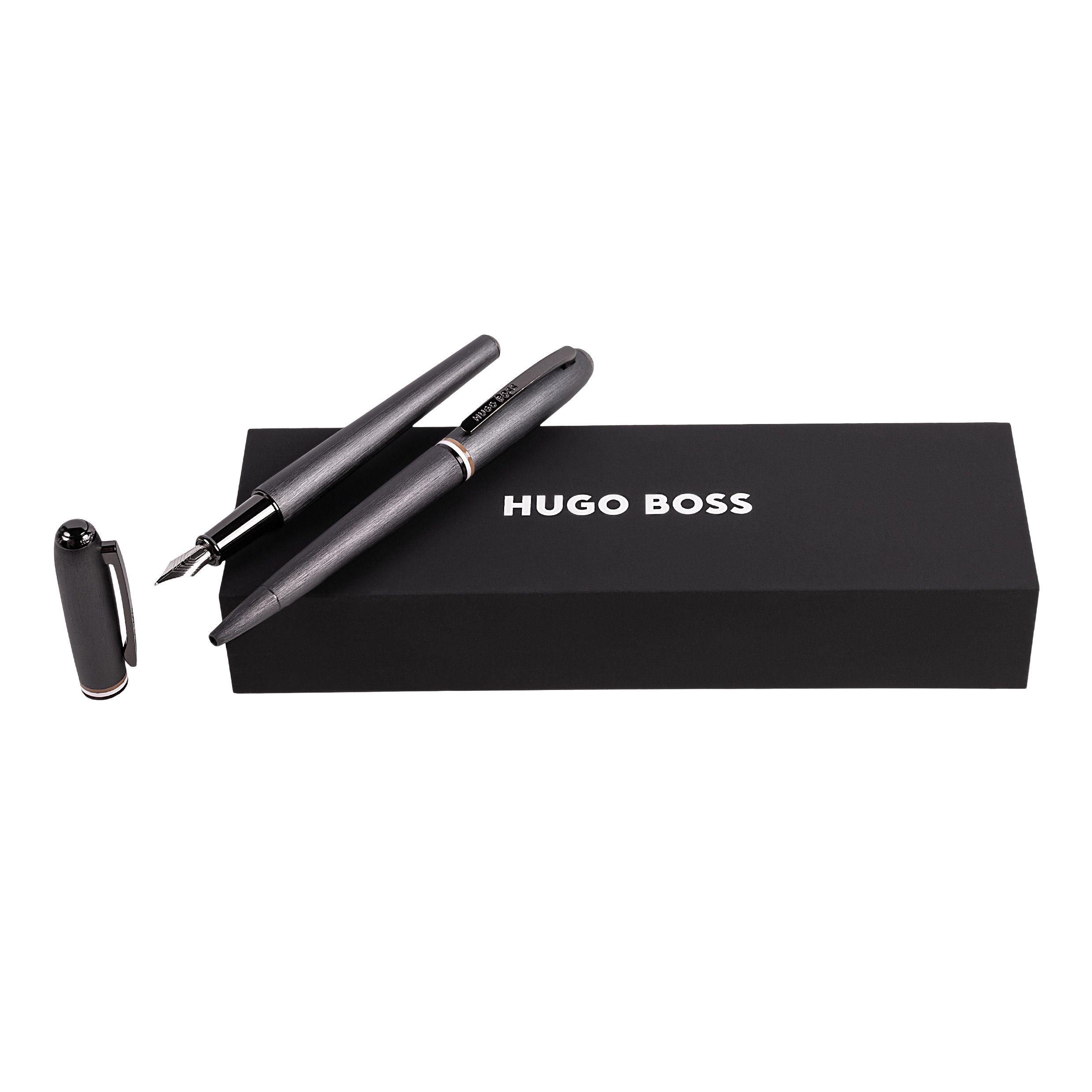 Zestaw upominkowy HUGO BOSS długopis i pióro wieczne - HSH3412D + HSH3414D P092125P PM-HPBP341D