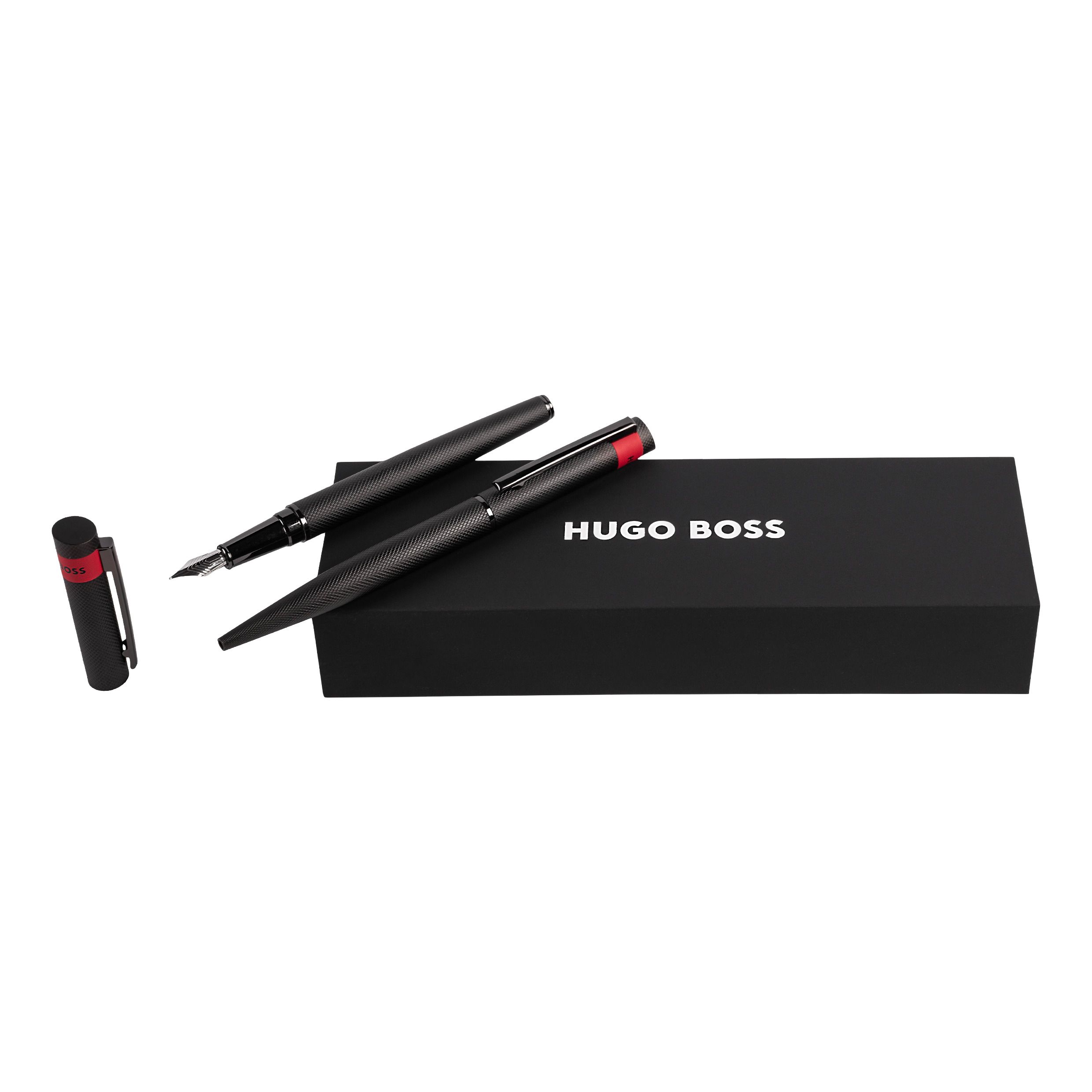 Zestaw upominkowy HUGO BOSS długopis i pióro wieczne - HSW3672A + HSW3674A P092127P PM-HPBP367A