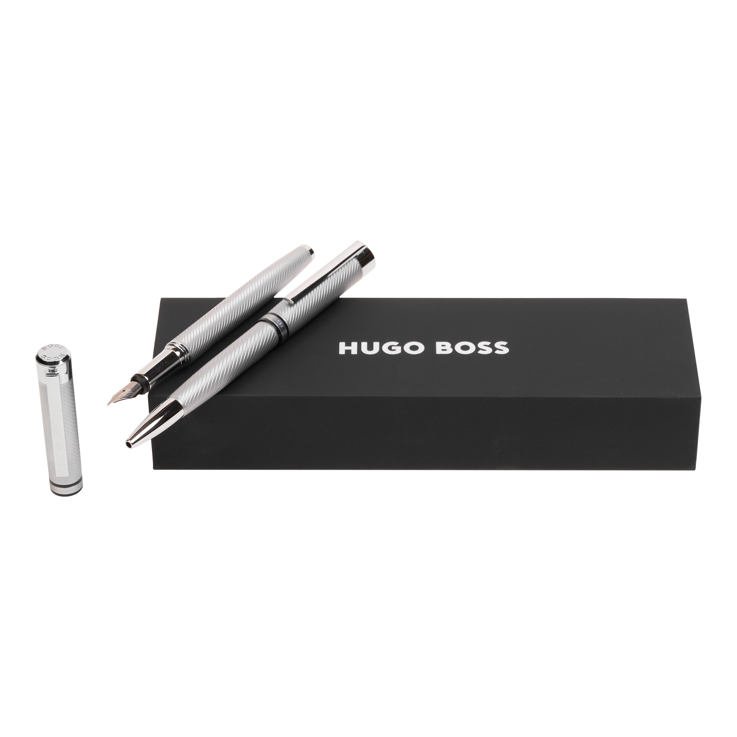 Zestaw upominkowy HUGO BOSS długopis i pióro wieczne - HSY2652B + HSY2654B P092121P PM-HPBP265B