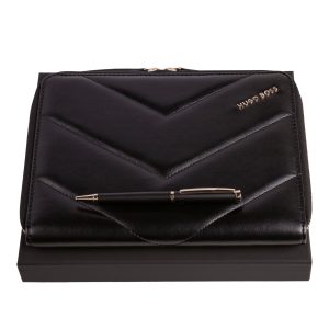 Zestaw upominkowy HUGO BOSS długopis i teczka A5 - HSC3114A + HTM311A P092109P PM-HPBM311A