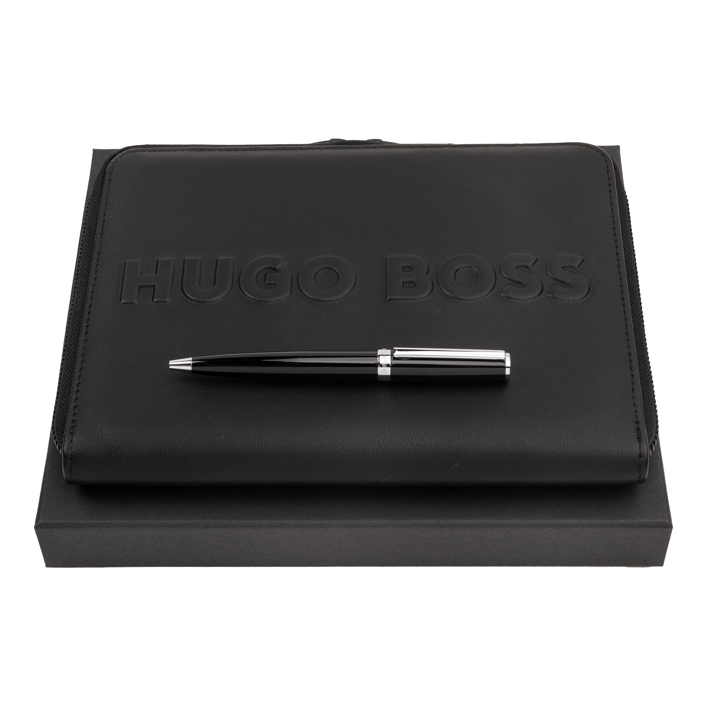 Zestaw upominkowy HUGO BOSS długopis i teczka A5 - HSN2544A + HTM209A P092097P PM-HPBM222A