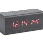 Zegar na biurko z ładowarką indukcyjną CORNELL P001658A