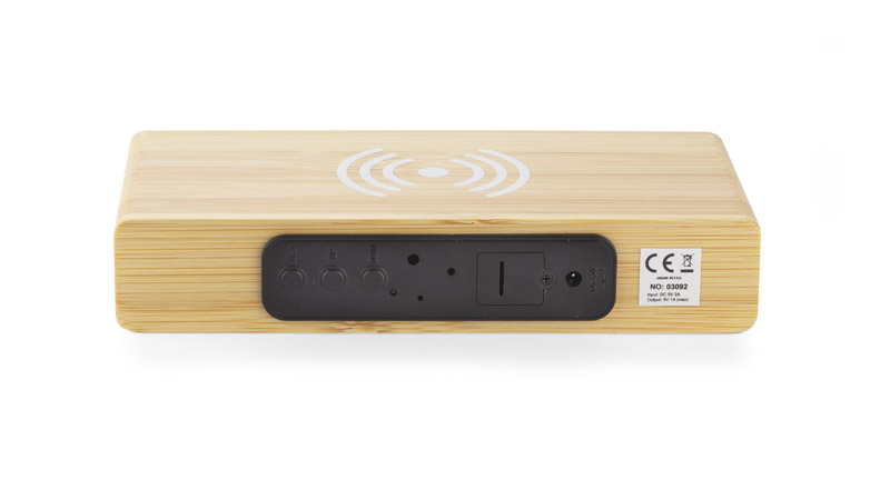 Zegar na biurko z ładowarką indukcyjną INDUCTO P001664A