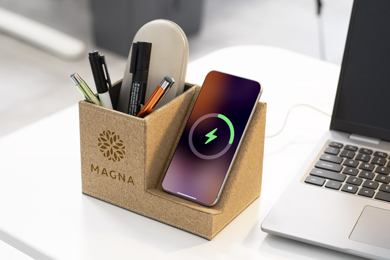 Organizer z ładowarką indukcyjną COVBI P101566A