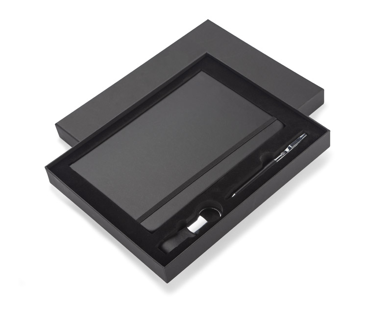 Zestaw - notes z długopisem i brelokiem PROBIZ A5 P056284A AS-17792-02